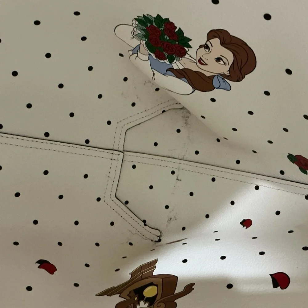 Disney x Kate Spade Beauty and the Beast Black Tote - Picture 7 of 8